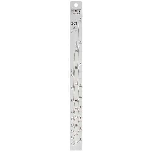 Aluminium Paint Measuring Stick 1:1/3:1