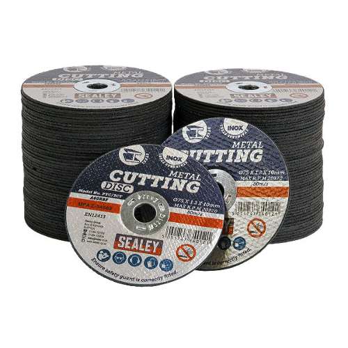 Cutting Disc Pack of 100 &#216;75 x 1.2mm &#216;10mm Bore