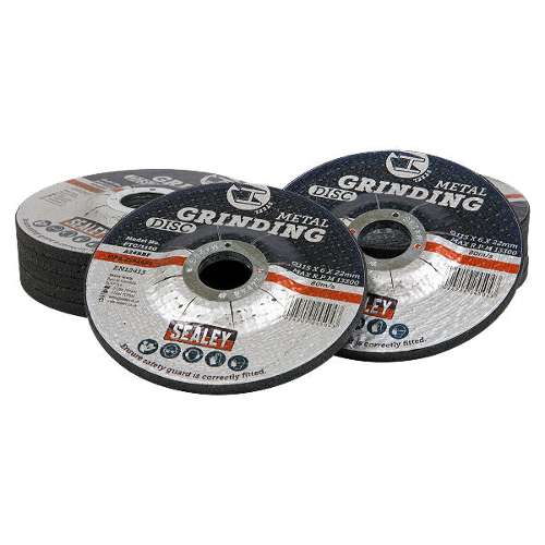 Grinding Disc &#216;115 x 6mm &#216;22mm Bore - Pack of 12