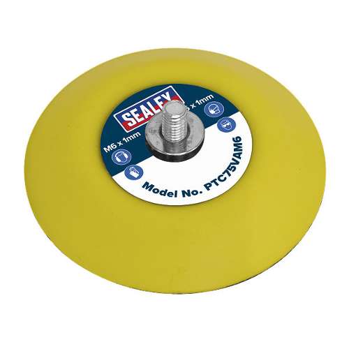 Hook-and-Loop Backing Pad &#216;71mm M6 x 1mm