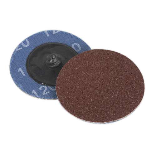 Quick-Change Sanding Disc &#216;50mm 120Grit Pack of 10