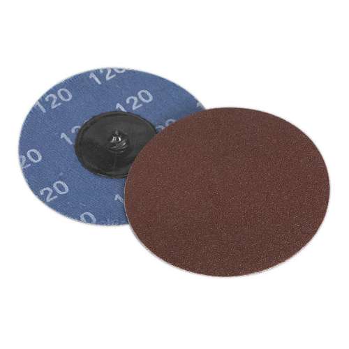 Quick-Change Sanding Disc &#216;75mm 120Grit Pack of 10