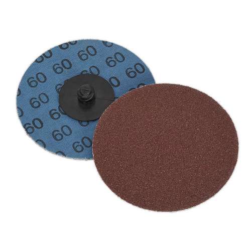 Quick-Change Sanding Disc &#216;75mm 60Grit Pack of 10