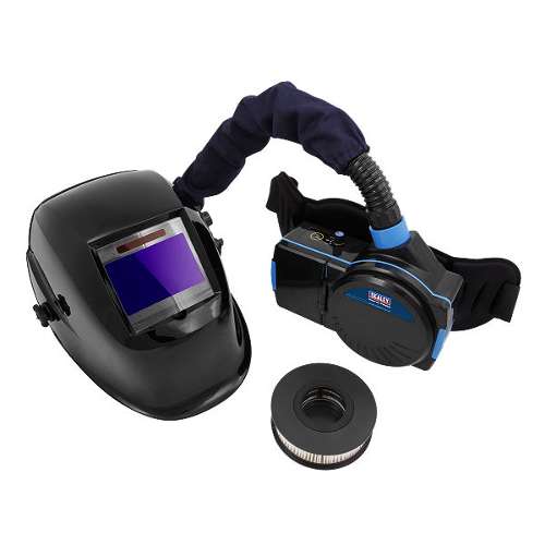 Welding Helmet with TH1 Powered Air Purifying Respirator (PAPR) Auto Darkening