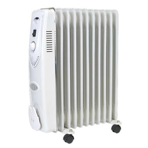 Oil-Filled Radiator 2500W/230V 11-Element