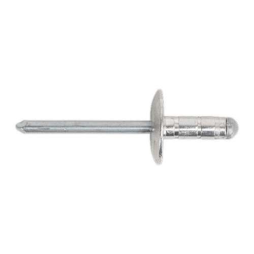 Aluminium Multi-Grip Rivet Large Flange &#216;4.8 x 27mm Pack of 100