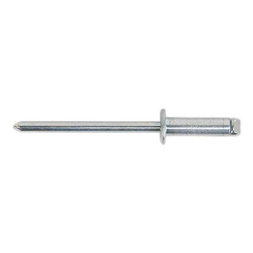 Steel Rivet Standard Flange 4.8 x 12mm Pack of 200