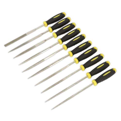 Diamond Needle File Set 10pc 100mm