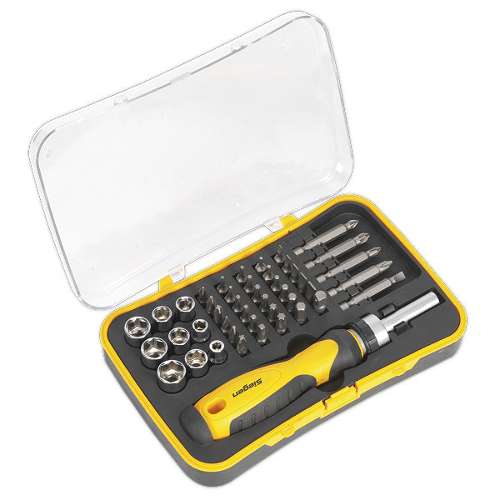 Socket & Bit Set 45pc Ratchet Screwdriver