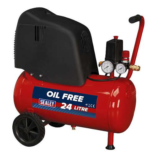 Air Compressor 24L Belt Drive 1.5hp Oil Free