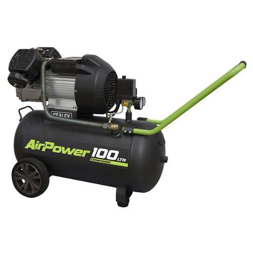 Air Compressor 100L V-Twin Direct Drive 3hp