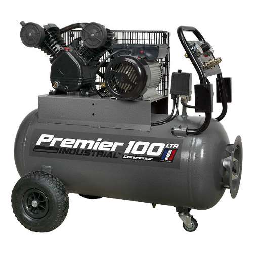 Air Compressor 100L Belt Drive 3hp with Front Control Panel