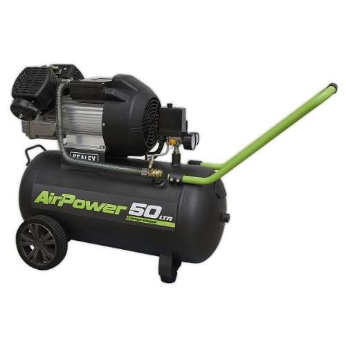 Air Compressor 50L V-Twin Direct Drive 3hp