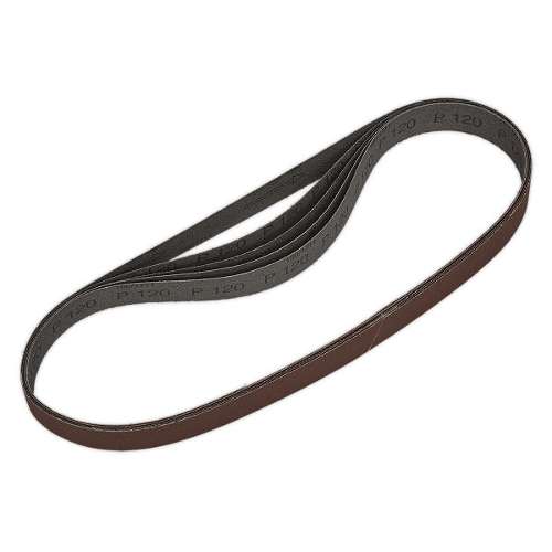 Sanding Belt 25 x 762mm 120Grit Pack of 5