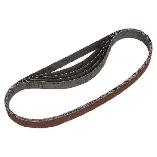 Sanding Belt 25 x 762mm 60Grit Pack of 5