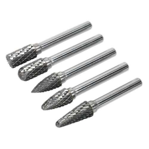 Tungsten Carbide Rotary Burr Set 5pc