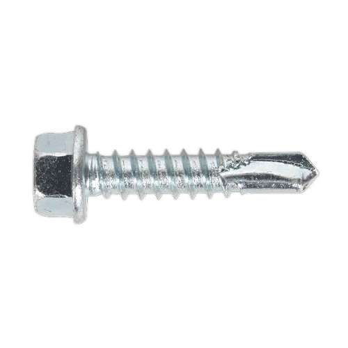 Self-Drilling Screw 5.5 x 25mm Hex Head Zinc Pack of 100