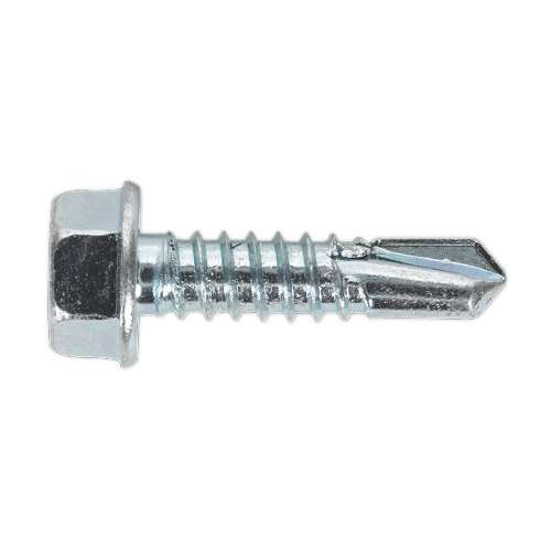 Self-Drilling Screw 6.3 x 25mm Hex Head Zinc Pack of 100