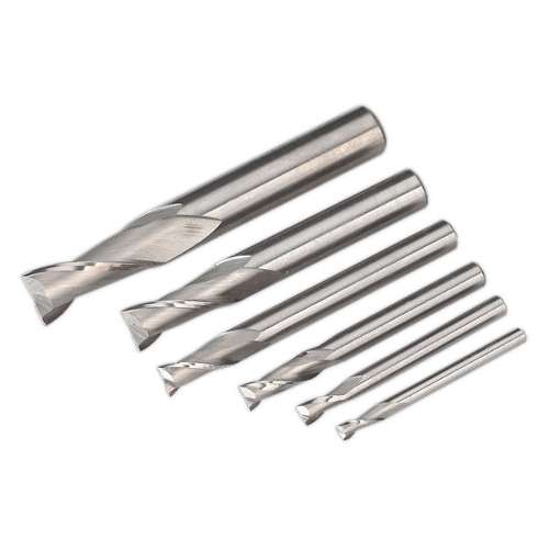 HSS End Mill Set MT2 &#216;3-10mm