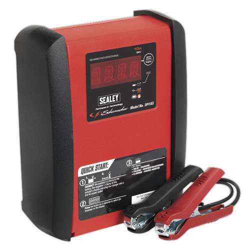 Schumacher&#174; Intelligent Speed Charge Battery Charger/Maintainer 10A 12V