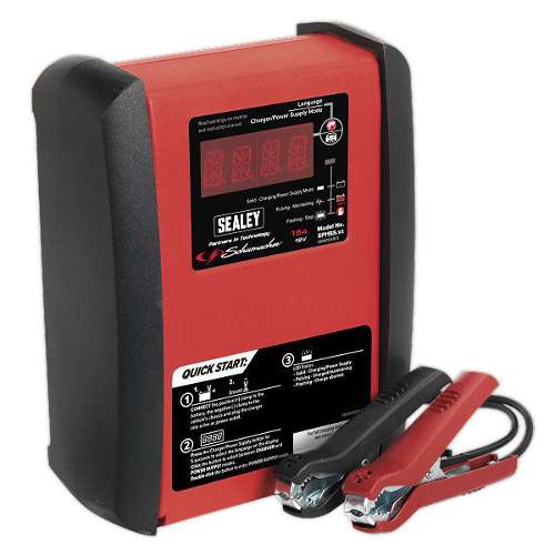 Schumacher&#174; Intelligent Speed Charge Battery Charger/Maintainer 15A 12V