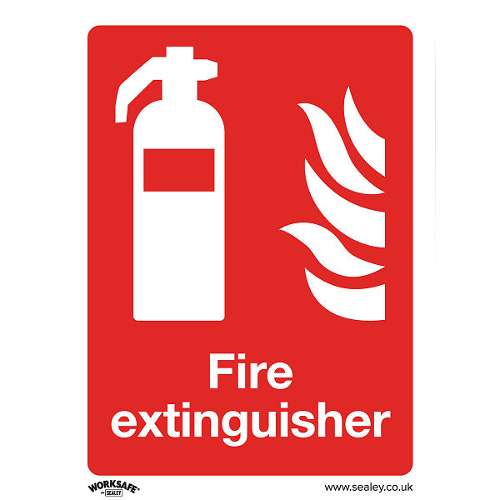 Information Safety Sign - Fire Extinguisher - Rigid Plastic