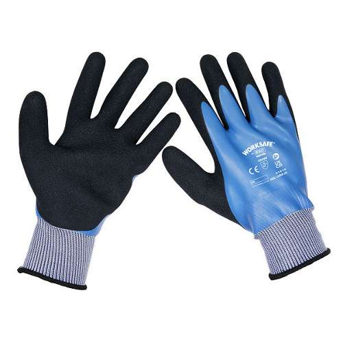 Waterproof Latex Gloves - (Large) - Pack of 6 Pairs