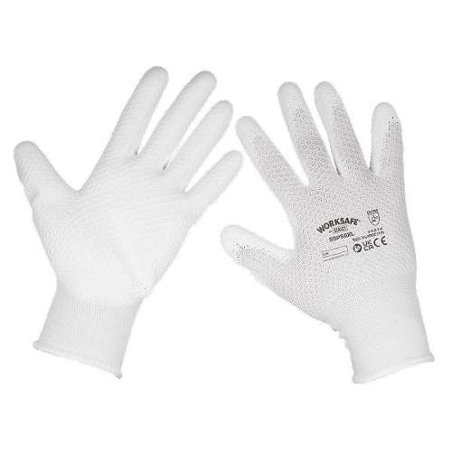 White Precision Grip Gloves - (X-Large) - Box of 120 Pairs