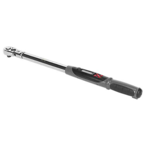 Angle Torque Wrench Flexi-Head Digital 1/2"Sq Drive 20-200Nm(14.7-147.5lb.ft)