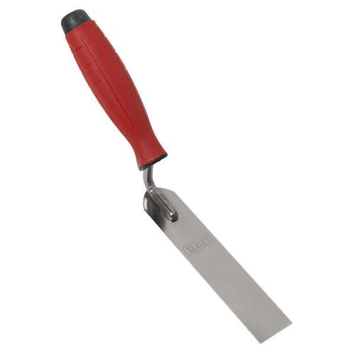 Stainless Steel Finishing Trowel - Rubber Handle - 30 x 160mm