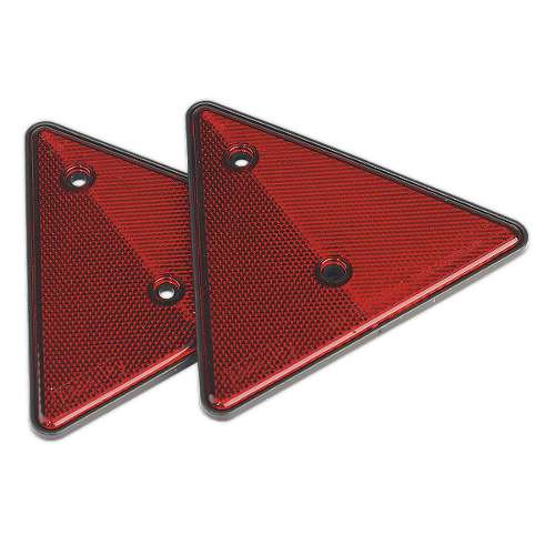 Rear Reflective Red Triangle Pack of 2