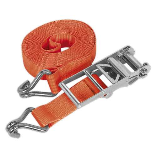 Ratchet Strap 75mm x 8m Polyester Webbing 10000kg Breaking Strength