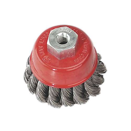 Twist Knot Wire Cup Brush &#216;65mm M10 x 1.5mm