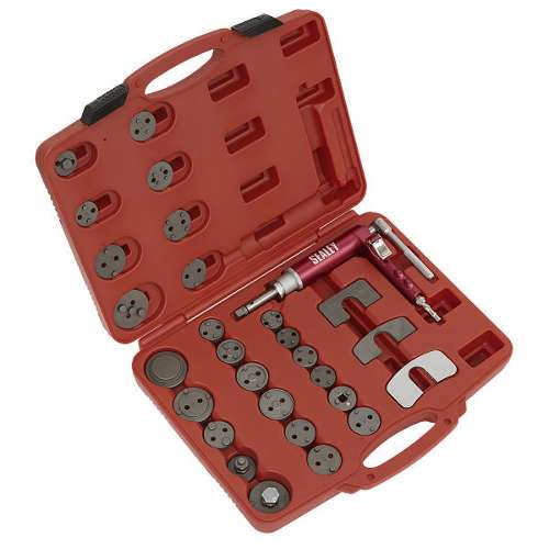 Air Operated Brake Piston Wind-Back Tool Kit 29pc