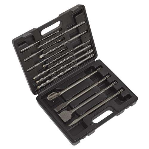 SDS Plus Drill Bit & Chisel Set 13pc