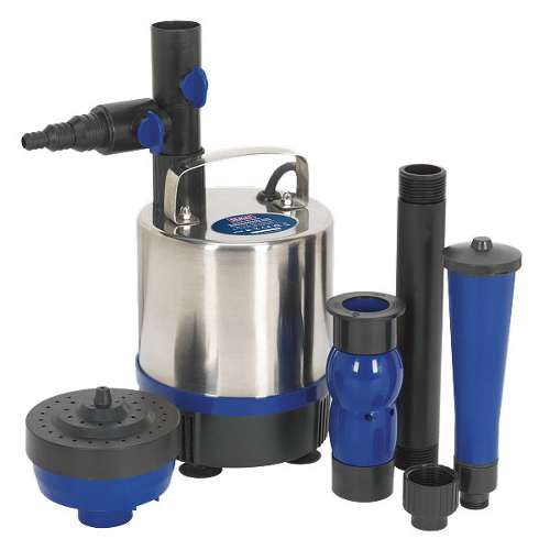 Submersible Pond Pump Stainless Steel 3600L/hr 230V