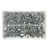 Steel Nut Assortment 320pc 1/4"-1/2"UNF