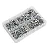 Steel Nut Assortment 320pc 1/4"-1/2"UNC