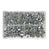 Steel Nut Assortment 320pc 1/4"-1/2"UNC