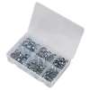 O-Clip Double Ear Assortment 140pc - Zinc Plated