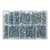 Self-Tapping Screw Assortment 600pc Countersunk Pozi Zinc