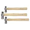 Ball Pein Hammer Set 3pc Hickory Shafts