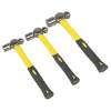 Ball Pein Hammer Set 3pc with Fibreglass Shafts