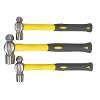 Ball Pein Hammer Set 3pc with Fibreglass Shafts