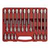 Spline Socket Bit Set 26pc 1/2"Sq Drive