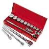 Socket Set 17pc 3/4"Sq Drive WallDrive&#174; Metric