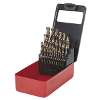 HSS Cobalt Split Point Fully Ground Drill Bit Set 25pc Metric