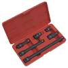 Impact Adaptor & Extension Bar Set 6pc 1/2"Sq Drive