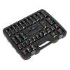 Impact Socket Set 1/2"Sq Drive 34pc Colour Coded