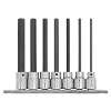 Hex Socket Bit Set 7pc 3/8"Sq Drive 110mm Metric